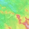 Sežana topographic map, elevation, terrain
