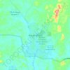 Bandar Jengka topographic map, elevation, terrain