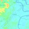 Puruk Cahu topographic map, elevation, terrain