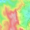 Burbage Edge topographic map, elevation, terrain
