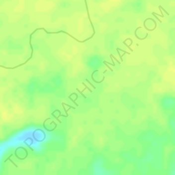 Wapu topographic map, elevation, terrain