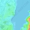 Midle topographic map, elevation, terrain