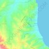 Kombi topographic map, elevation, terrain
