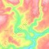 Greivertown topographic map, elevation, terrain