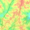 Choyce Acres topographic map, elevation, terrain