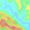 Santa Catalina topographic map, elevation, terrain