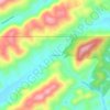 Fox Branch topographic map, elevation, terrain