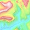 Kolob Arch topographic map, elevation, terrain