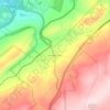 Liewellyn Corners topographic map, elevation, terrain