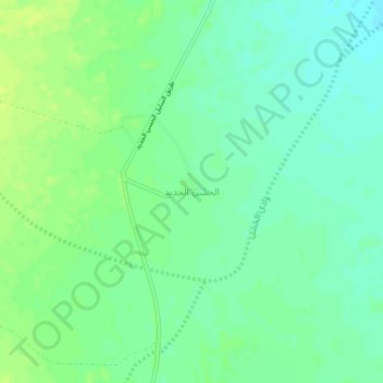 الحسي الجديد topographic map, elevation, terrain