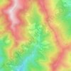 Carpasio topographic map, elevation, terrain