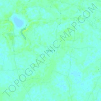 Ghagra topographic map, elevation, terrain