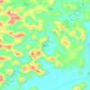 Liling topographic map, elevation, terrain
