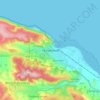 Minehead topographic map, elevation, terrain