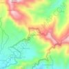 Bungalawang topographic map, elevation, terrain