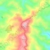 Santa Columba topographic map, elevation, terrain