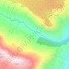 Gleann nan Caorann topographic map, elevation, terrain