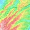 Fontechiaro da Capo topographic map, elevation, terrain