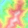 Bourbon topographic map, elevation, terrain