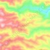 Gachocho topographic map, elevation, terrain