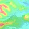 Zapotitla topographic map, elevation, terrain
