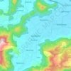 Gandusari topographic map, elevation, terrain