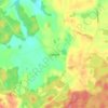 Sierzno topographic map, elevation, terrain