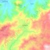 Ngrayun topographic map, elevation, terrain