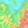 La Mar Heights topographic map, elevation, terrain