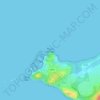 Punta Hidalgo topographic map, elevation, terrain