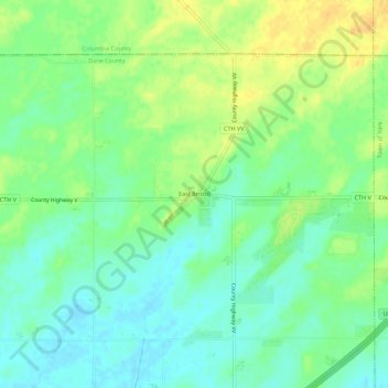 East Bristol topographic map, elevation, terrain