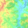 Hickory Hills topographic map, elevation, terrain