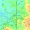 Bamfurlong topographic map, elevation, terrain