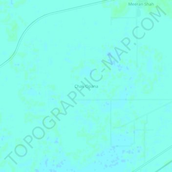 Chak Opana topographic map, elevation, terrain
