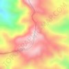 Buntu Masuji topographic map, elevation, terrain