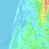 Aveiro topographic map, elevation, terrain