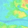 Beau Soleil topographic map, elevation, terrain