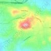 Mount Helix topographic map, elevation, terrain