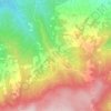 Vivo d'Orcia topographic map, elevation, terrain
