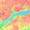 Hobro topographic map, elevation, terrain