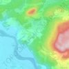 Roach topographic map, elevation, terrain