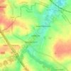Hélécine topographic map, elevation, terrain