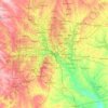 Dallas topographic map, elevation, terrain