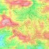 Kayang Extension topographic map, elevation, terrain