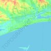 Gulfport topographic map, elevation, terrain