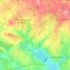 La Sourdière topographic map, elevation, terrain