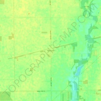 Mohawk topographic map, elevation, terrain