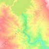 Haditha topographic map, elevation, terrain