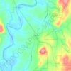 Uwharrie topographic map, elevation, terrain