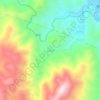 Shangtianzhi topographic map, elevation, terrain